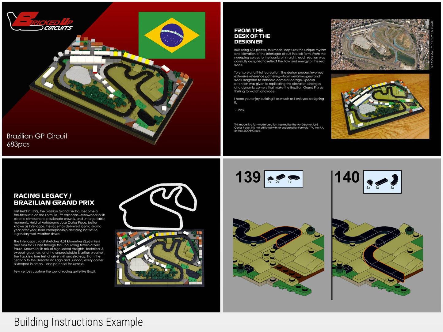 Italian GP (Monza) Circuit with Oval- Building Instructions